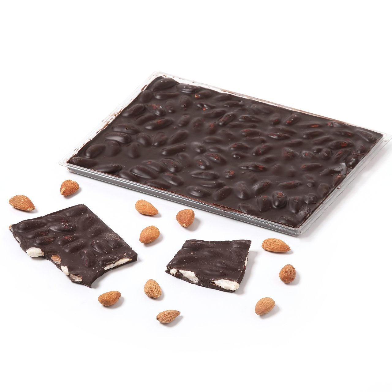 Kırma Bademli Çikolata(Bitter-Sütlü-Fildişi)