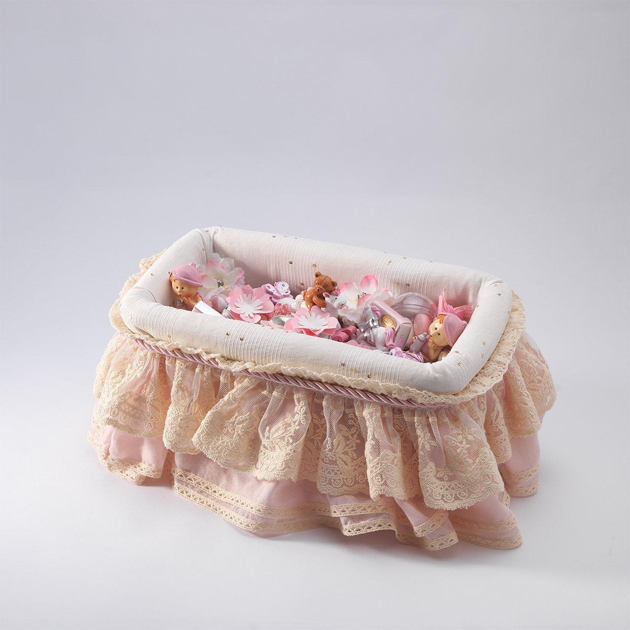 Pembe Dikdörtgen Sepet