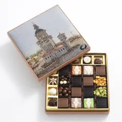 Kız Kulesi Desenli Çikolata Kutusu
