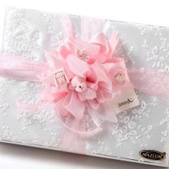 Dantel Bebek Kutu Pembe