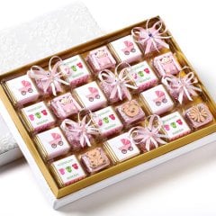 Dantel Bebek Kutu Pembe