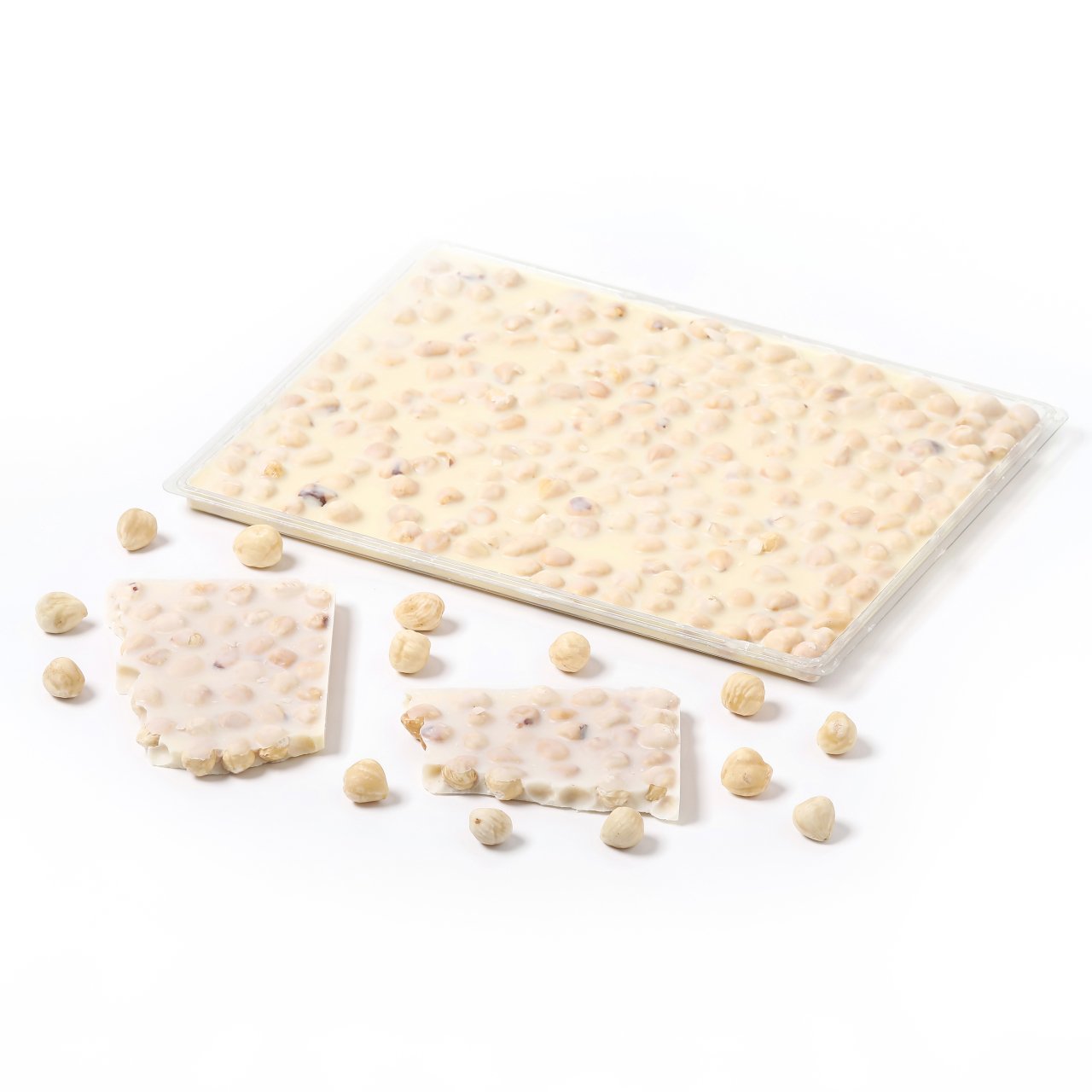 Kırma Fındıklı Çikolata(Bitter-Sütlü-Fildişi) Fildişi