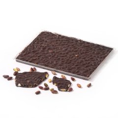 Kırma Antep Fıstıklı Çikolata (Bitter-Sütlü-Fildişi) Bitter