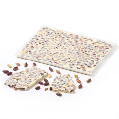 Kırma Antep Fıstıklı Çikolata (Bitter-Sütlü-Fildişi) Fildişi