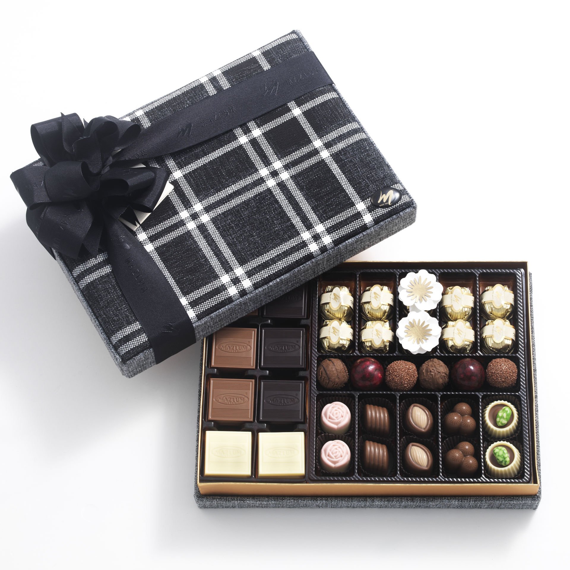 Ekose Hediye Çikolata Siyah