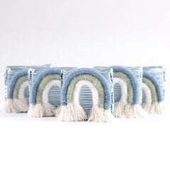 Makrome Bebek Çikolata Mavi